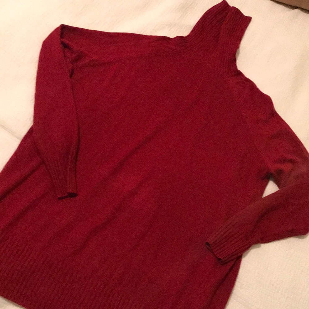 Red Cashmere Silk Turtleneck